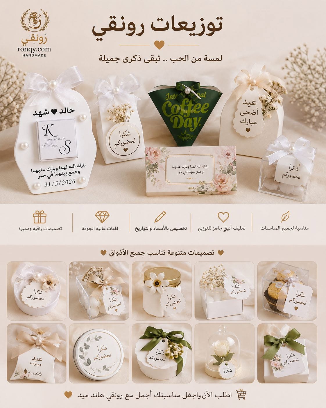 توزيعات المناسبات